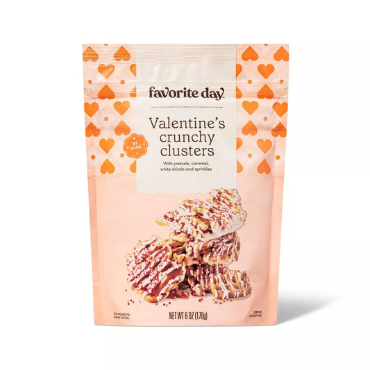 Valentine White Chocolate Pretzel Crunchers - 6oz - Favorite Day™