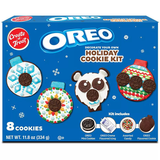 OREO Christmas Ornament Cookie Kit 8ct/11.8oz