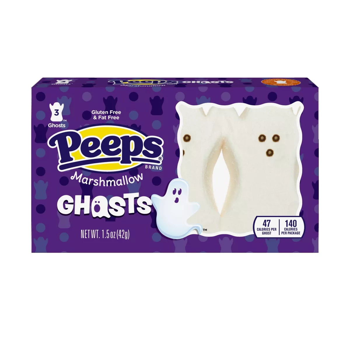 Peeps Halloween Marshmallow Ghosts - 1.5oz/3ct - ULTRA RARE