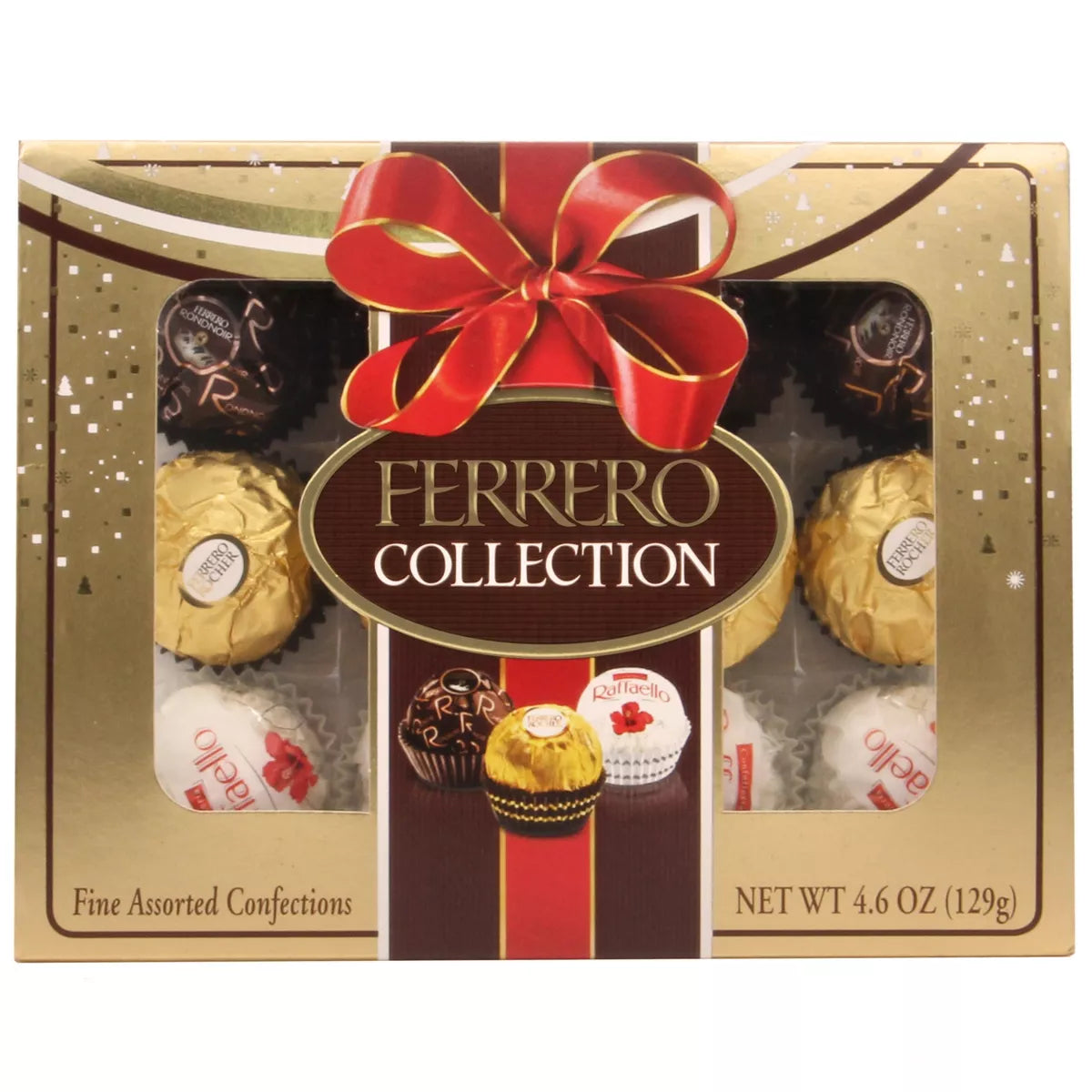 Ferrero Rocher Collection Chocolate Christmas Box - 4.6oz