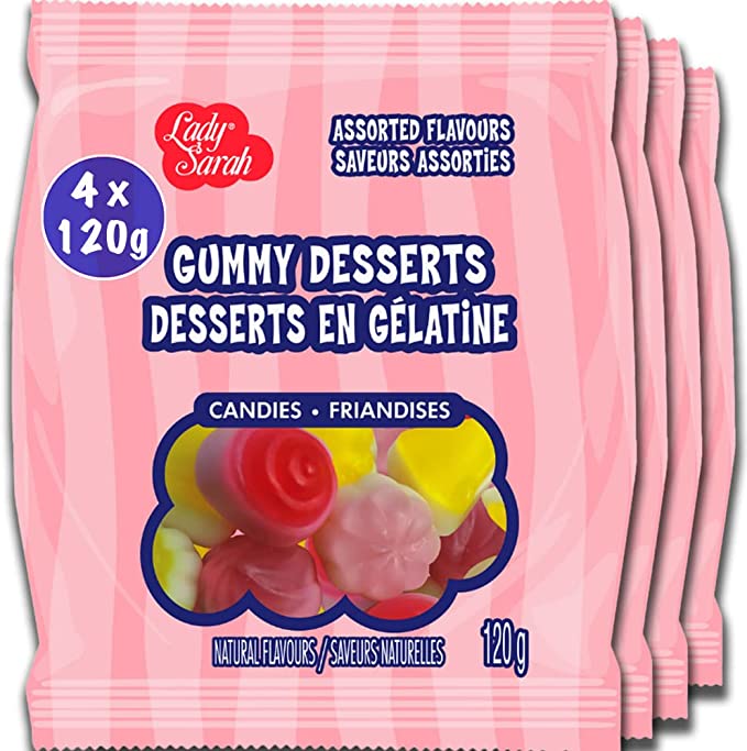 Gummy Candy Bag - Gummy Deserts Assorted Flavours