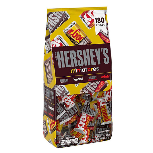 HERSHEY'S Miniatures Assorted Chocolate Candy (180 pcs) - LIMITED EDITION