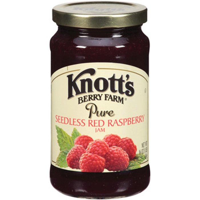 Knott's Berry Farm Seedless Raspberry Jam, 16-Ounce