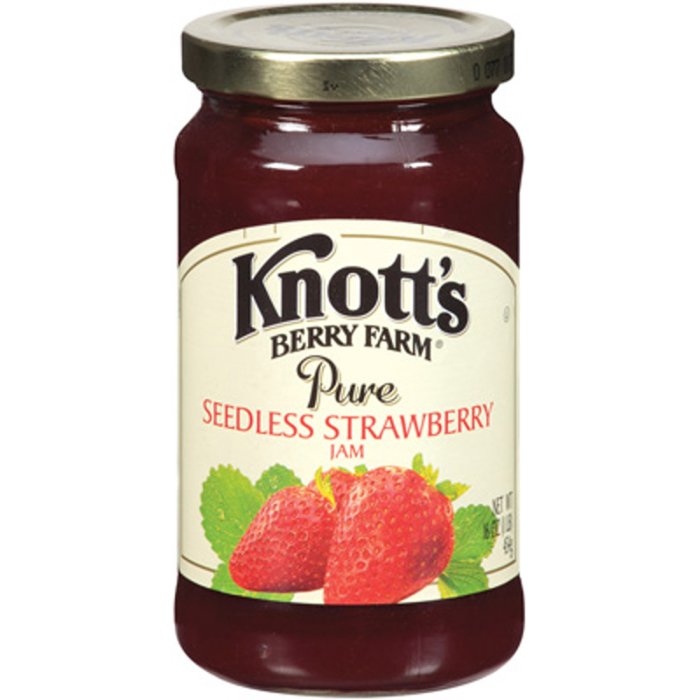 Knott's Berry Farm Seedless Strawberry Jam, 16-Ounce