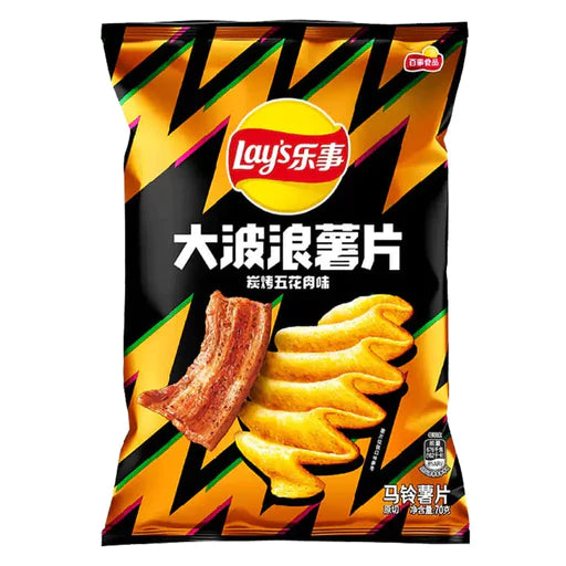 Lay‘s Grilled Pork - Wholesale Case of 22 Bags - China