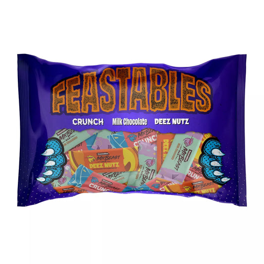 Mr Beast - FEASTABLES - Halloween Bars Bag Mix- 35 Mini Bars - Limited Edition RARE