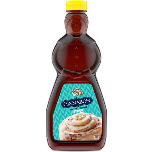 Mrs. Butterworth's Cinnabon Bakery Flavored Syrup 24 oz.
