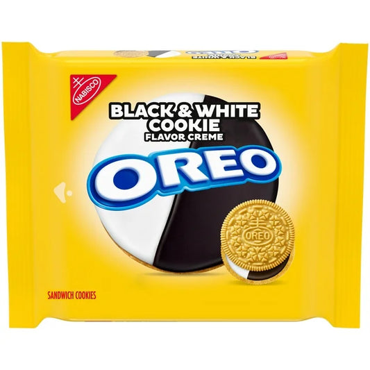 OREO Black and White Cookie Creme Sandwich Cookies, Limited Edition
