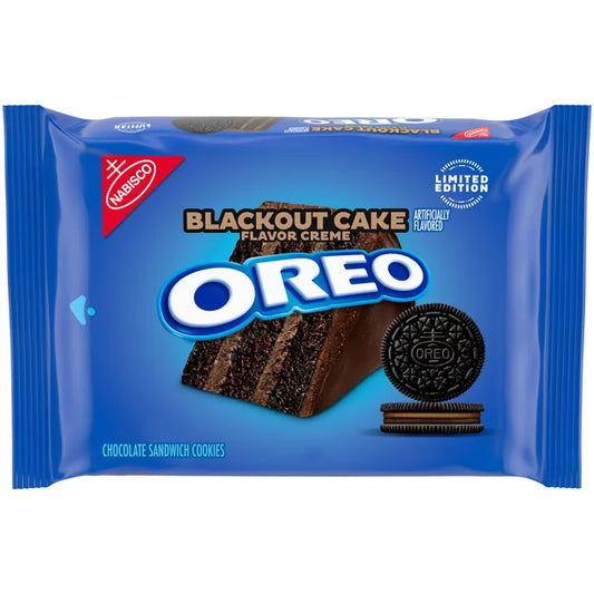 OREO Blackout Cake Chocolate Sandwich Cookies, Limited Edition, RARE