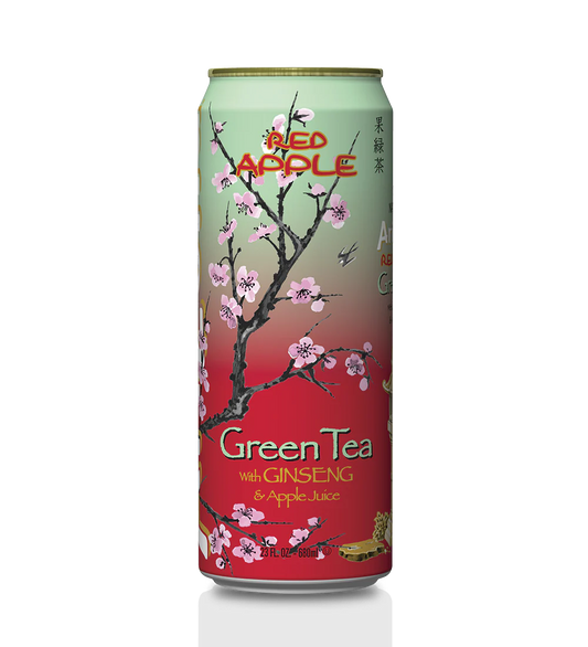 RED APPLE GREEN TEA 23OZ BIG AZ CAN™ (CASE OF 12)
