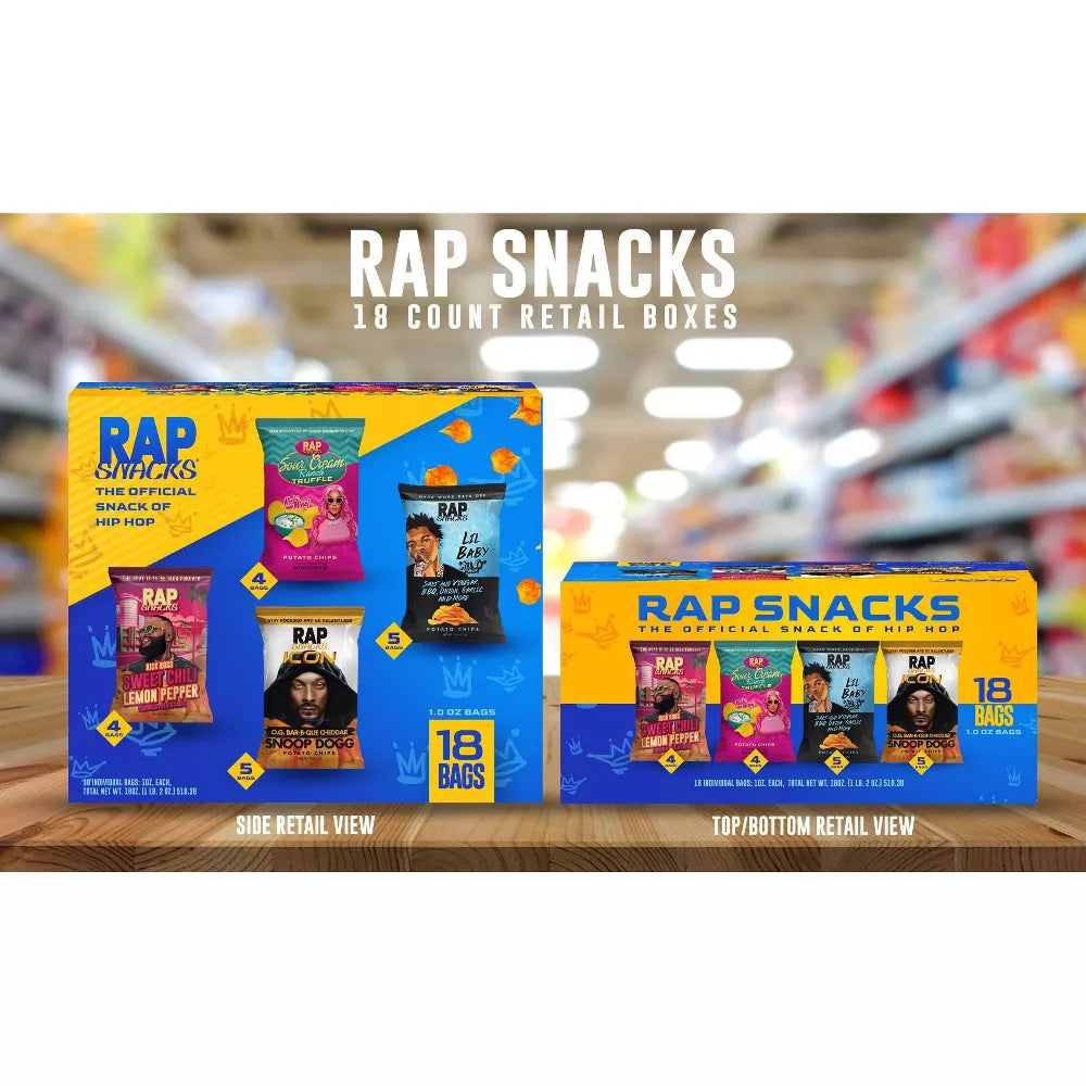 Rap Snacks Variety Box - 18ct/18oz