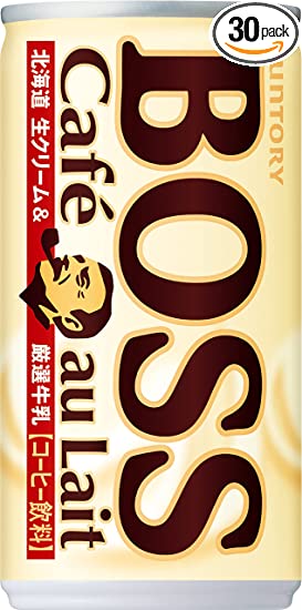 SUNTORY Boss Coffee With Milk  (185g x 30ct).
