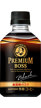 SUNTORY Boss Premium Black Coffee   (285g x 24ct)..
