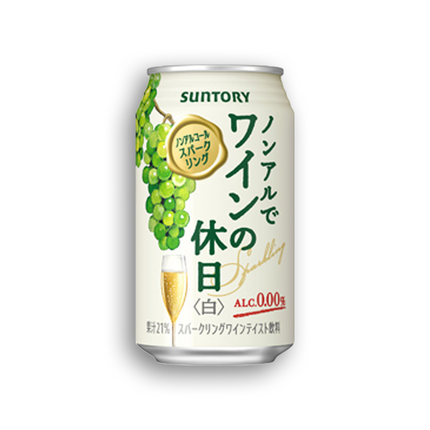 SUNTORY Non Alcohol Holiday White Wine   (350ml x 24ct)