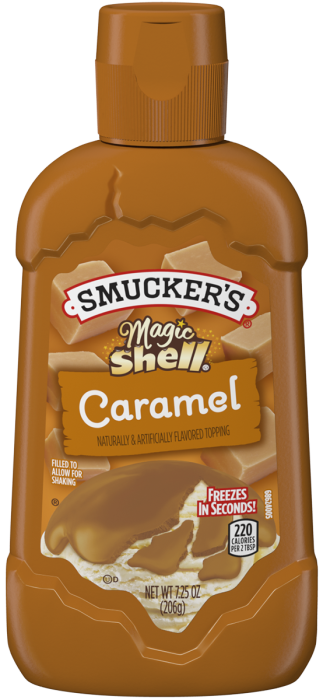 Smucker's Magic Shell Caramel Flavored Topping, 7.25 Ounces