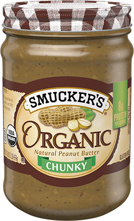 Smucker's Organic Natural Chunky Peanut Butter, 16 Ounces