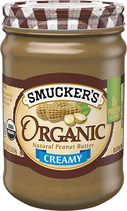 Smucker's Organic Natural Creamy Peanut Butter, 16 Ounces