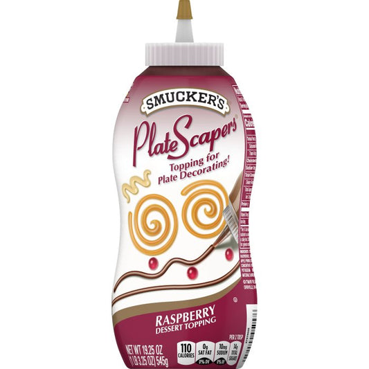 Smucker’s Plate Scapers (Raspberry) Flavored Dessert Topping, 19.25 Ounces