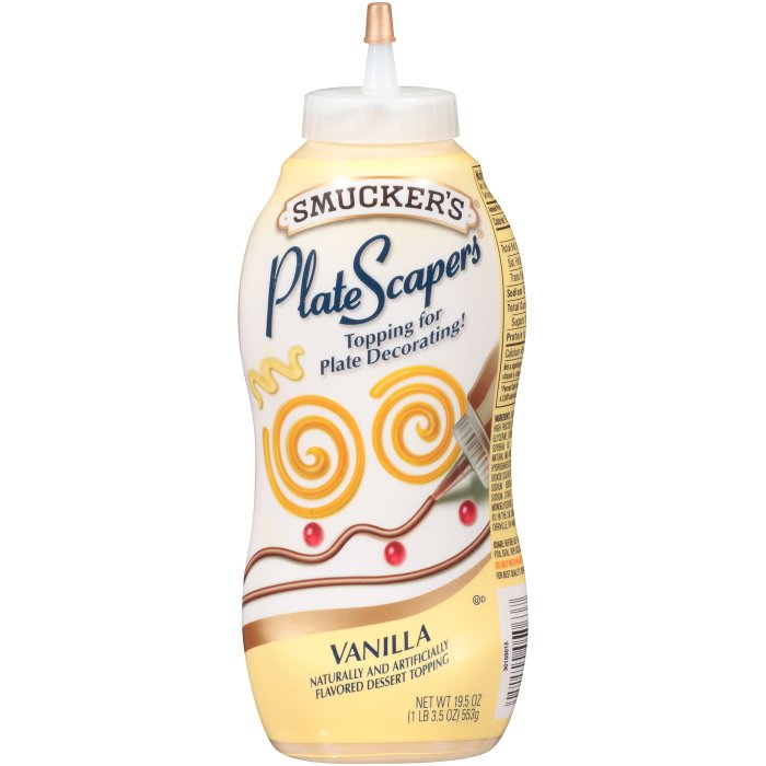 Smucker’s Plate Scapers (Vanilla) Flavored Dessert Topping, 19.25 Ounces