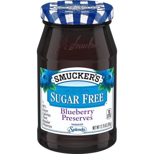 Smucker's Sugar Free Blueberry Preserves with Splenda Brand Sweetener, 12.75 Ounces