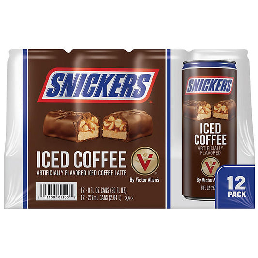 Snickers Iced Coffee Latte (8 fl. oz., 12 pack_
