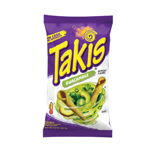 Takis Guacamole Rolled Tortilla Chips - Mexico Imported