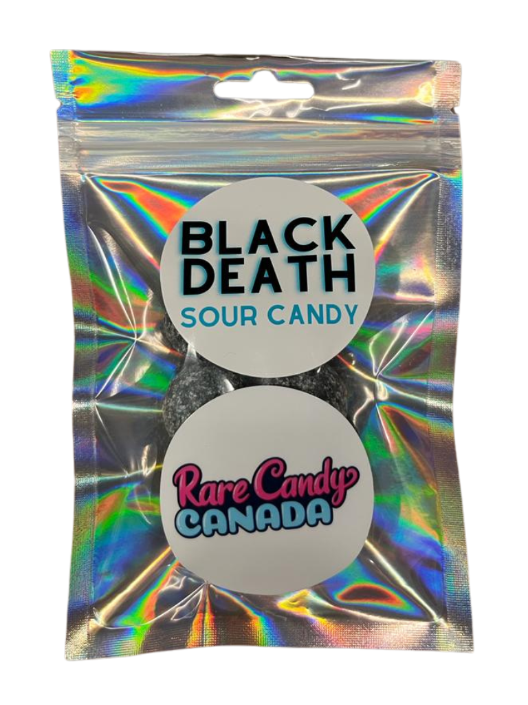 Black Death Sour Candy Canada - Imported UK - SUPER RARE - As Seen on TIKTOK  - Ultra Mega SOUR