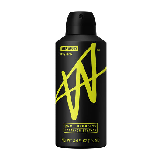 W By Jake Paul Body Spray - Odor Blocking - Long Lasting - Deep Woods - 3.4 fl oz