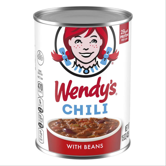 Wendy's Chili with Beans Canned Chili, 15 oz