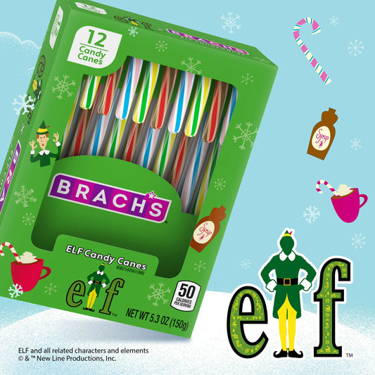 Brach's ELF Candy Canes - 12ct - Limited Edition