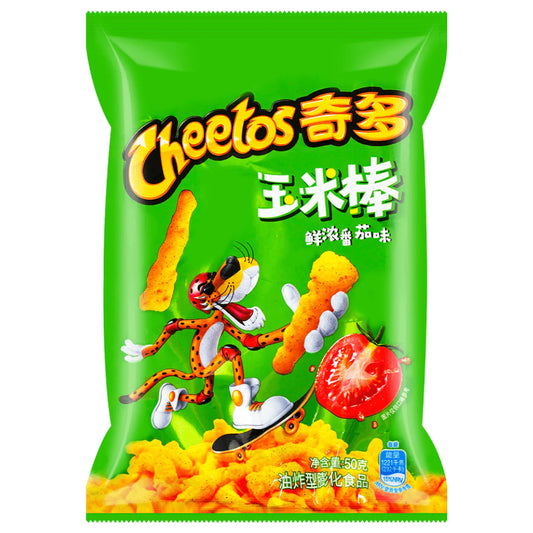 Cheetos Tomato Flavor - Wholesale Case of 22 Bags - China - ULTRA RARE