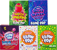 Charms Lollipops Blow Pop Variety Bundle (5 x 48 ct. box) 240 Lollipops
