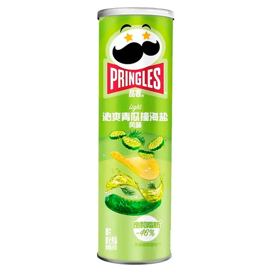 Pringles Pickle Cucumber Sea Salt Flavor - Wholesale Case of 20 Cans - China