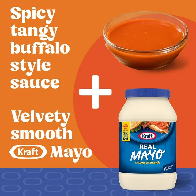 Kraft Mayo Buffalo Style Dressing, 22 fl oz Bottle