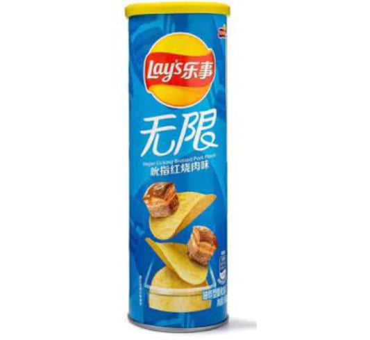 Lay's Finger Licking Braised Pork - 90g (Wholesale Case of 20) China