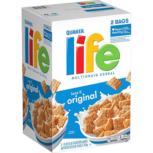 Life Multigrain Cereal, 62 oz - 2 Bags - 1.75 KG