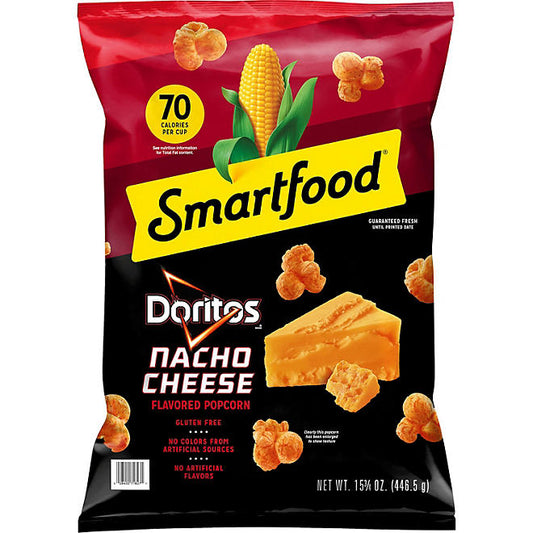 Smartfood Doritos Nacho Cheese Flavored Popcorn (17 oz.). OOS