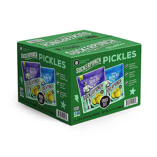 Sucker Punch Pickle Snack Pack (3.4 oz., 8 pk.)