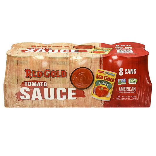Red Gold Tomato Sauce (15 oz., 8 pack) 3.40 KG