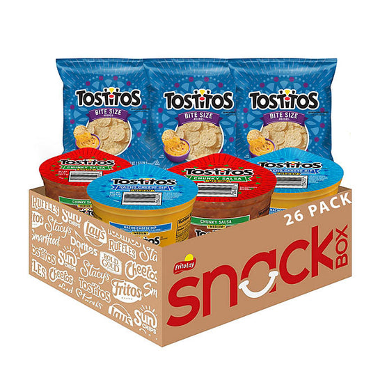 Tostitos Chips & Dip Mix, Variety Pack Snacks, 26 Pack