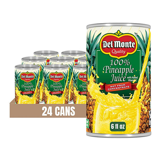 Del Monte Pineapple Juice - 6 fl.oz - 24 Pack