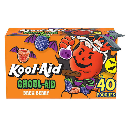 Kool-Aid Jammers Ghoul-Aid Scary Berry Juice Drink, 40 count