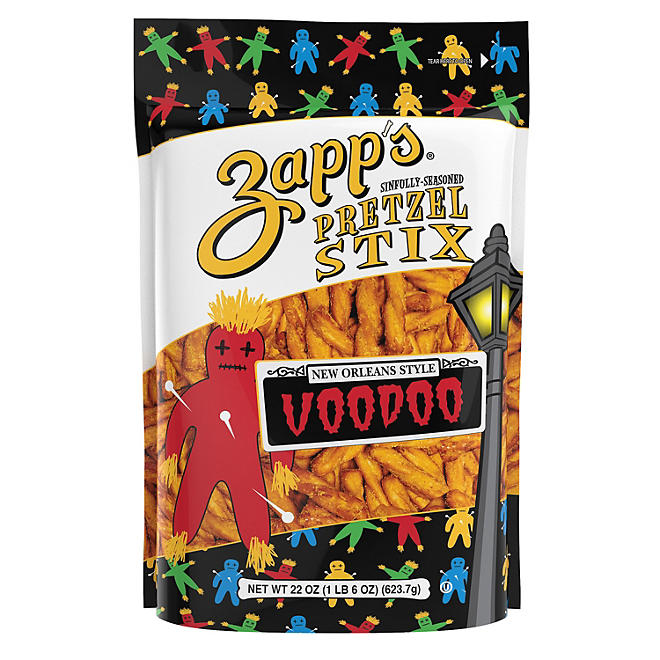 Zapp's Voodoo Pretzel Pouch 22 oz - Resealable  - Limited Edition