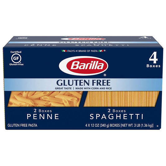 Barilla Gluten-Free Pasta, Variety Pack 12 oz., 4 pack