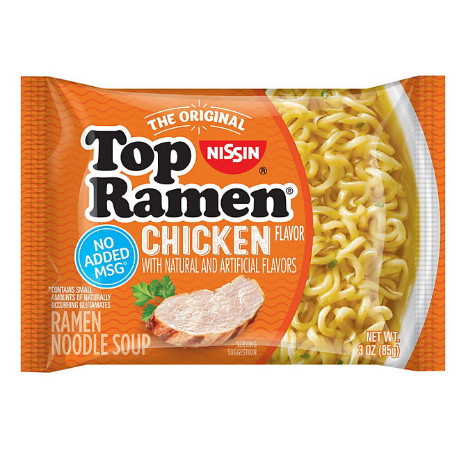 Nissin Top Ramen, Chicken Flavor (3 oz., 24 Pack )