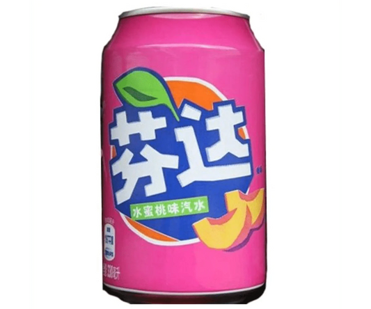 Fanta Peach Flavor - (Wholesale Case of 12) - China