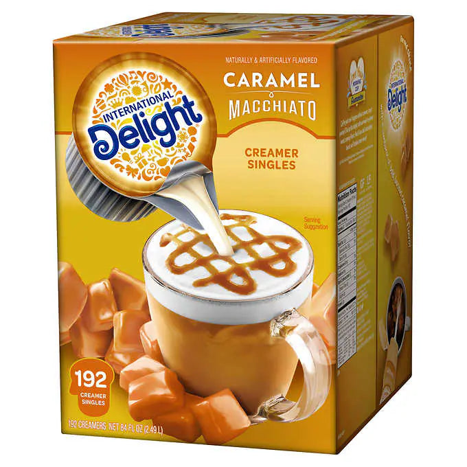 International Delight Liquid Creamer, Caramel Macchiato, 192-count