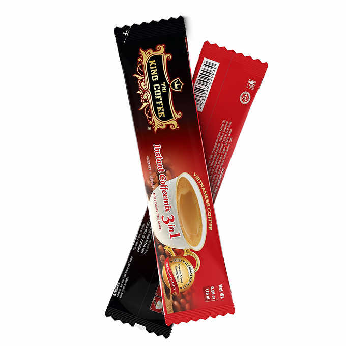 TNI King Coffee 3-in-1 Instant Coffeemix Sticks, Medium, 0.56 oz, 120-count