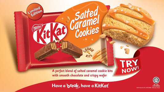 KitKat® Salted Caramel Cookies - Malaysia - LIMITED EDITION