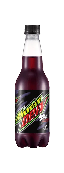 MTN DEW Pitch Black With a PUNCH of GRAPE CITRUS - Malaysia - Mountain Dew - ULTRA RARE